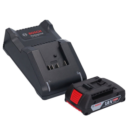 Bosch Professional GSB 18V-55 Perceuse-visseuse à percussion sans fil 55Nm 18V Brushless + 1x Batterie 2,0Ah + chargeur + Coffret L-Boxx