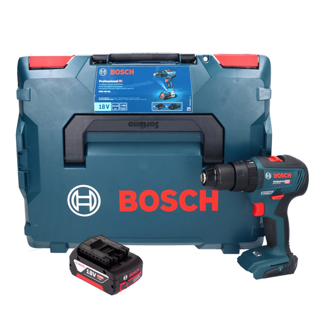 Bosch GSB 18V-55 Professional Perceuse-visseuse à percussion sans fil 18 V 55 Nm Brushless + 1x batterie 4,0 Ah + L-Boxx - sans chargeur