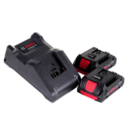 Bosch GSB 18V-55 Professional Perceuse-visseuse à percussion sans fil 18 V 55 Nm Brushless + 2x batterie ProCORE 4,0 Ah + chargeur + L-Boxx ( 06019H5304 )