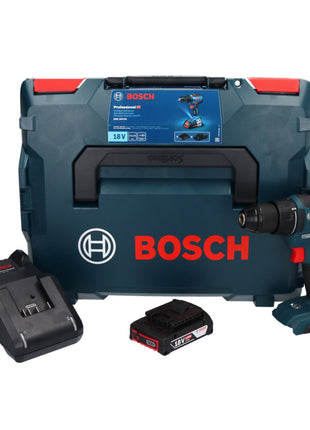 Bosch GSR 18V-55 Akku Bohrschrauber 18 V 55 Nm Brushless + 1x Akku 2,0 Ah + Ladegerät + L-Boxx - Toolbrothers