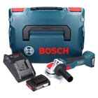 Bosch GWX 18V-10 Professional Meuleuse angulaire sans fil 18 V 125 mm X-LOCK Brushless + 1x batterie 2,0 Ah + chargeur + L-Boxx