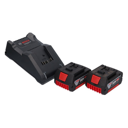 Bosch GWX 18V-10 Professional Meuleuse angulaire sans fil 18 V 125 mm X-LOCK Brushless + 2x batterie 5,0 Ah + chargeur + L-Boxx