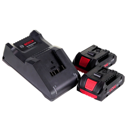 Bosch GWX 18V-10 Meuleuse d'angle sans fil professionnelle 18 V 125 mm X-LOCK Brushless + 2x Batteries ProCORE 4,0 Ah + Chargeur + L-Boxx