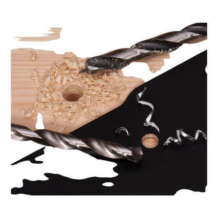 WellCut 101 pcs. set d'embouts et de forets en coffret 1/4'' Phillips / Pozidriv / Fente / Hex / Torx / Robertson / Mèches à bois, acier et pierre ( WC-DB101U )