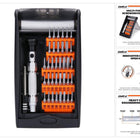 Jeu d'embouts de tournevis multi-usages de précision WellCut avec tige de rallonge de 60 mm, manche en aluminium de 94 mm, 38 pièces ( WC-MPS38U )