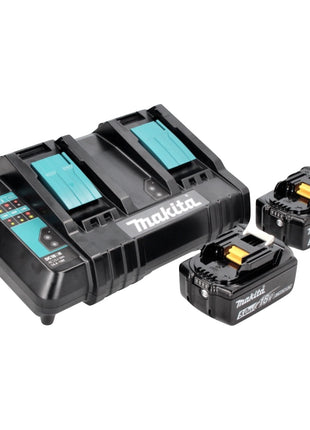 Makita DHR 280 CTJ marteau perforateur sans fil 36 V ( 2x 18 V ) 2,8 J SDS-plus Brushless+ 2x accu 5,0 Ah + double chargeur + Makpac