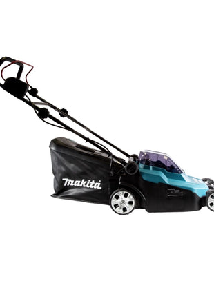 Makita DLM 382 CT2 batterie tondeuse 36 V ( 2x 18 V ) 38 cm 40 l + 2x batterie 5,0 Ah + double chargeur