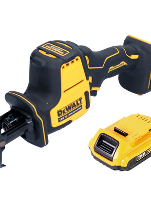 DeWalt DCS369N Scie sabre sans fil 18V Brushless + 1x Batterie 2,0 Ah - sans chargeur