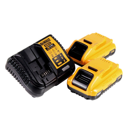 Scie sabre à batterie DeWalt DCS 369 L2 scie alternative 18 V sans balais + 2x batteries 3,0 Ah + chargeur