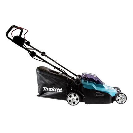 Makita DLM 382 CM2 Tondeuse à gazon sans fil 36 V ( 2x 18 V ) 38 cm 40 l + 2x batterie 4,0 Ah + double chargeur