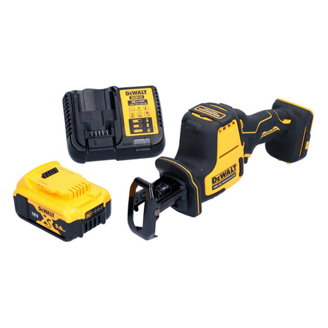 DeWalt DCS 369 P1 Scie sabre sans fil, réversible Brushless 18V + 1x Batterie 5,0Ah + Chargeur