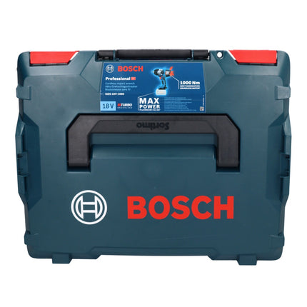 Bosch GDS 18V-1000 Professional Visseuse à chocs sans fil 18 V 1000 Nm BITURBO Brushless + 1x batterie ProCORE 8,0 Ah + chargeur + L-Boxx