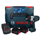 Bosch GDS 18V-1000 Profesjonalny akumulatorowy klucz udarowy 18 V 1000 Nm BITURBO Brushless + 2x akumulator ProCORE 8,0 Ah + ładowarka + L-Boxx ( 06019J8302 )