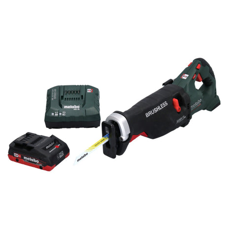 Sierra sable a batería Metabo SSEP 18 LTX BL MVT 18 V sin escobillas + 1x batería 4,0 Ah + cargador