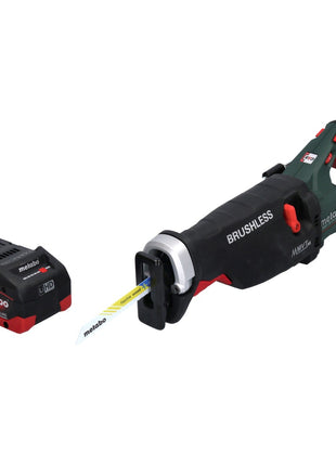 Sierra sable a batería Metabo SSEP 18 LTX BL MVT 18 V sin escobillas + 1x batería 5,5 Ah - sin cargador