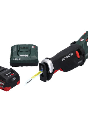 Scie sabre à batterie Metabo SSEP 18 LTX BL MVT 18 V sans balais + 1x batterie 5,5 Ah + chargeur