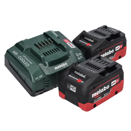 Scie sabre à batterie Metabo SSEP 18 LTX BL MVT 18 V sans balais + 2x batterie 8,0 Ah + chargeur