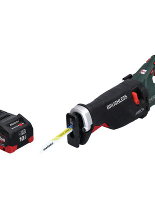 Sierra sable a batería Metabo SSEP 18 LTX BL MVT 18 V sin escobillas + 1x batería 10,0 Ah - sin cargador