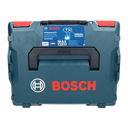 Bosch GDS 18V-1000 C Professional Visseuse à chocs sans fil 18 V 1000 Nm BITURBO Brushless + 1x batterie ProCORe 8,0 Ah + chargeur + GCY 42 Bluetooth Modul + L-Boxx