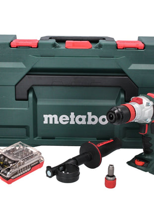 Metabo SB 18 LTX BL Q I Akumulatorowa wiertarko-wkrętarka udarowa 18 V 130 Nm bezszczotkowa + zestaw bitów 32 szt. + metaBOX - bez akumulatora, bez ładowarki