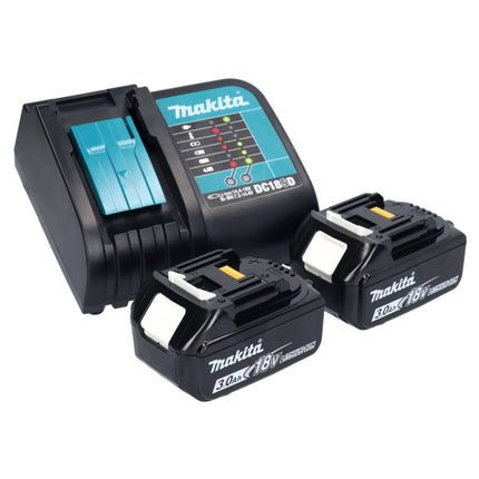 Makita DTD 152 SF2X5 Visseuse à choc sans fil 165 Nm 18V + 2x Batteries 3,0Ah + Chargeur + Coffret + Set de 101 accessoires