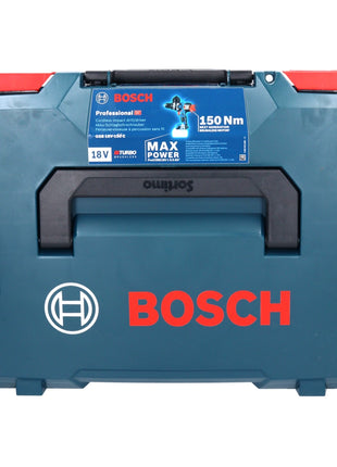 Bosch GSB 18V-150 C Taladro percutor inalámbrico profesional 18 V 150 Nm Biturbo Brushless + 2x baterías 5,0 Ah + cargador + L-Boxx