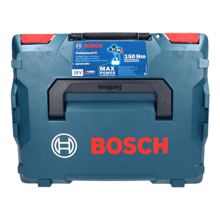 Bosch GSB 18V-150 C Professional Perceuse-visseuse à percussion sans fil 18 V 150 Nm Biturbo Brushless + 2x batterie ProCORE 4,0 Ah + chargeur + L-Boxx