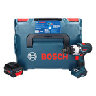 Bosch GSB 18V-150 C Professional Perceuse-visseuse à percussion sans fil 18 V 150 Nm Biturbo Brushless + 1x batterie ProCORE 8,0 Ah + L-Boxx - sans chargeur