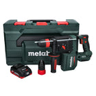 Metabo KH 18 LTX BL 28 Q Marteau perforateur sans fil 18 V 3 J SDS plus Brushless + 1x batterie 4,0 Ah + metaBOX - sans chargeur