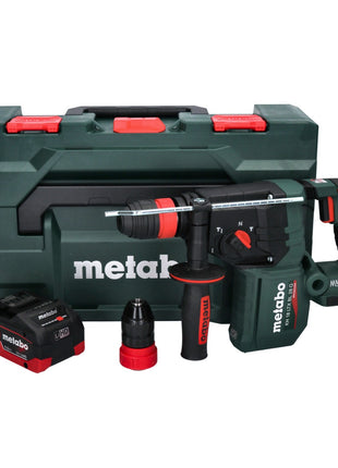 Marteau perforateur sur batterie Metabo KH 18 LTX BL 28 Q 18 V 3 J SDS plus brushless + 1x batterie 5,5 Ah + métaBOX - sans chargeur