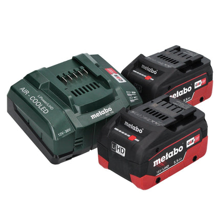Metabo KH 18 LTX BL 28 Q Marteau perforateur sans fil 18 V 3 J SDS plus Brushless + 2x batterie 5,5 Ah + chargeur + metaBOX ( 601715660 )