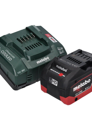 Marteau perforateur sur batterie Metabo KH 18 LTX BL 28 Q 18 V 3 J SDS plus sans balais + 1 batterie 8,0 Ah + chargeur + métaBOX