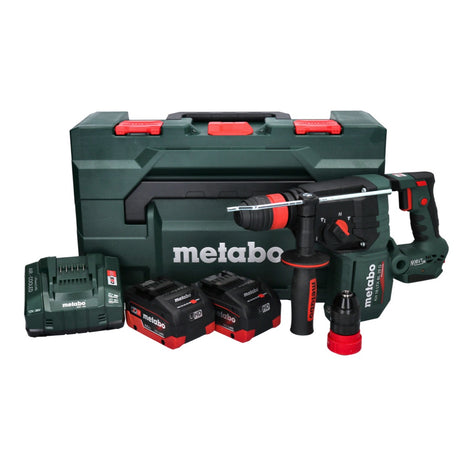 Metabo KH 18 LTX BL 28 Q Akumulatorowa wiertarko-wkrętarka udarowa 18 V 3 J SDS plus Brushless + 2x akumulator 8,0 Ah + ładowarka + metaBOX