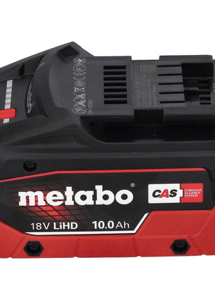 Marteau perforateur sur batterie Metabo KH 18 LTX BL 28 Q 18 V 3 J SDS plus brushless + 1x batterie 10,0 Ah + metaBOX - sans chargeur