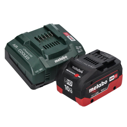 Metabo KH 18 LTX BL 28 Q Marteau perforateur sans fil 18 V 3 J SDS plus Brushless + 1x batterie 10,0 Ah + chargeur + metaBOX
