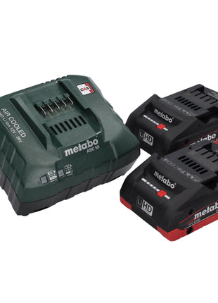 Metabo SSD 18 LTX 200 BL Atornillador de impacto inalámbrico 18 V 200 Nm 1/4" sin escobillas (602396800) + 2x batería 4,0 Ah + cargador + metaBOX