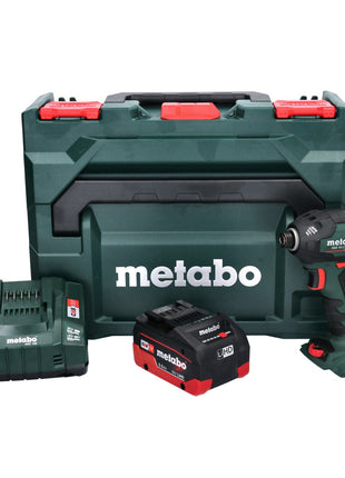 Metabo SSD 18 LTX 200 BL Atornillador de impacto inalámbrico 18 V 200 Nm 1/4" sin escobillas + 1x batería 5,5 Ah + cargador + metaBOX