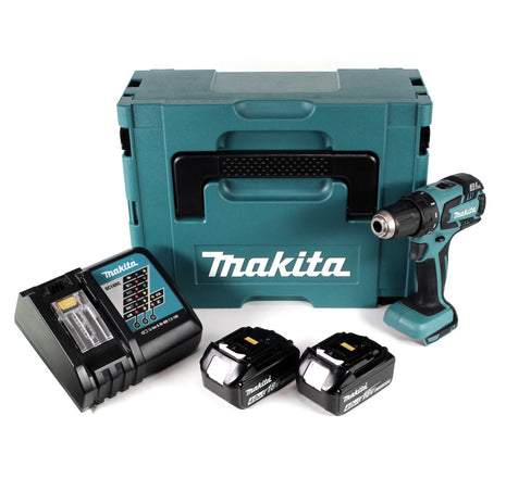 Makita DDF 459 RMJ Akku Bohrschrauber 18V 45Nm im Makpac + 2x 4,0 Ah Akku + Ladegerät - Toolbrothers