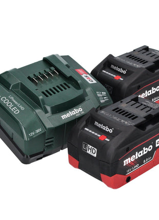 Metabo NP 18 LTX BL 5.0 remachadora ciega a batería 18 V 10 kN sin escobillas + 2x batería 8,0 Ah + cargador + metaBOX