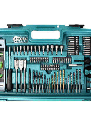 Makita DHP 456 SFX5 perceuse à percussion sans fil 18 V 50 Nm + 1 batterie 3,0 Ah + chargeur + jeu d'accessoires 101 pièces + mallette