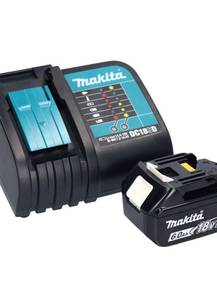 Makita DHP 456 SGX5 perceuse à percussion sans fil 18 V 50 Nm + 1 batterie 6,0 Ah + chargeur + jeu d'accessoires 101 pièces + mallette