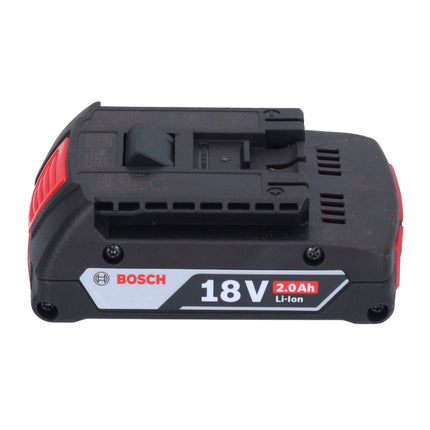Bosch GSB 18V-60 C Professional Perceuse-visseuse à percussion sans fil 60 Nm 18V Brushless + 1x Batterie 2,0 Ah + Coffret L-Boxx - sans chargeur