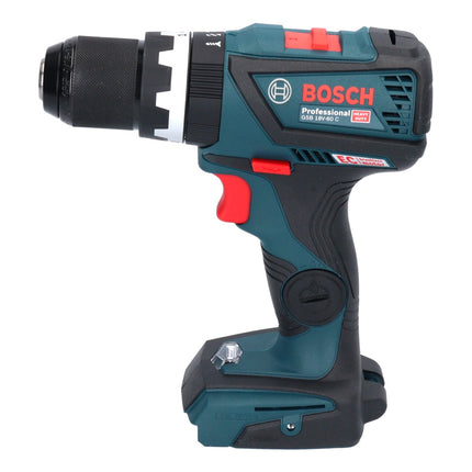 Bosch GSB 18V-60 C Professional Perceuse-visseuse à percussion sans fil 60 Nm 18V Brushless + 2x Batteries 2,0 Ah + Chargeur + Coffret L-Boxx