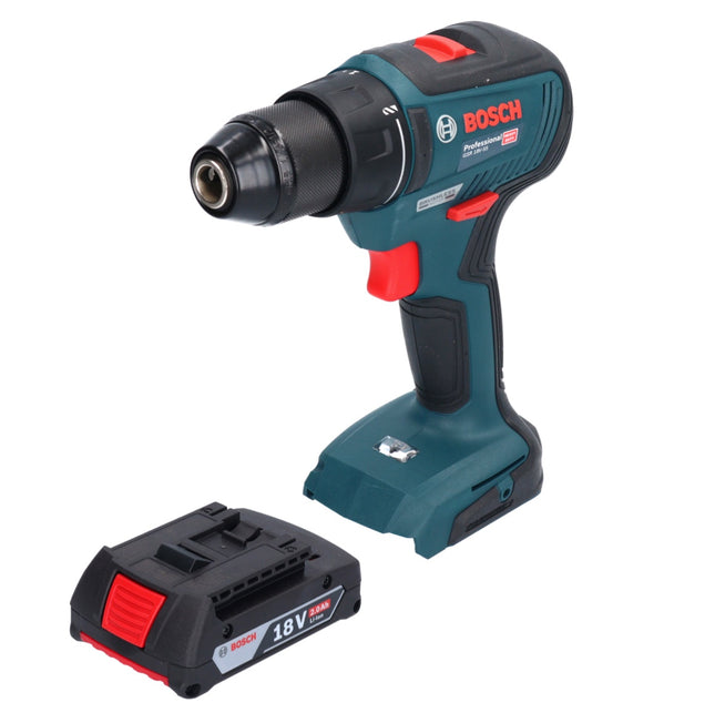 Bosch GSR 18V-55 Professional Perceuse-visseuse sans fil 18 V 55 Nm Brushless + 1x batterie 2,0 Ah - sans chargeur