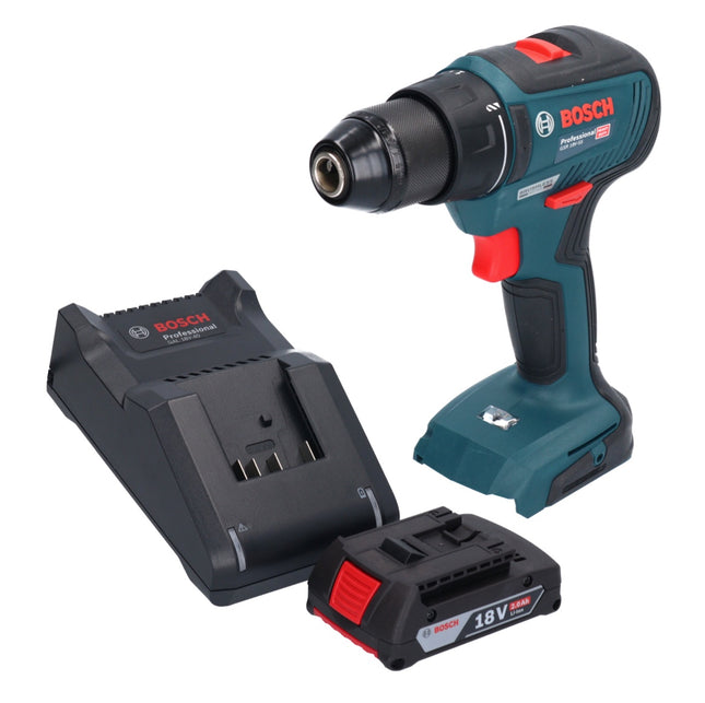 Bosch GSR 18V-55 Professional Perceuse-visseuse sans fil 18 V 55 Nm Brushless + 1x batterie 2,0 Ah + chargeur