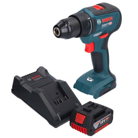 Bosch GSR 18V-55 Professional Akku Bohrschrauber 18 V 55 Nm Brushless + 1x Akku 5,0 Ah + Ladegerät