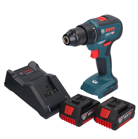 Bosch GSR Perceuse-visseuse sans fil 18V-55 Professional 18 V 55 Nm brushless + 2x Batteries 5,0 Ah + Chargeur