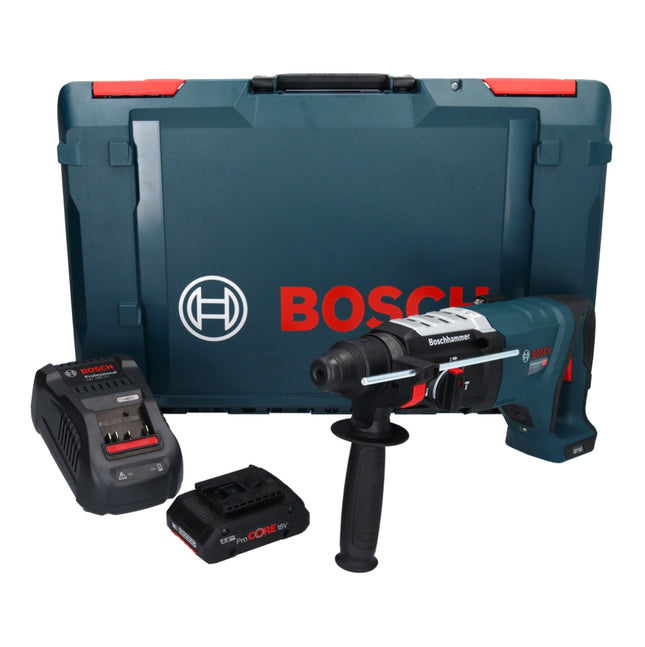 Bosch GBH 18V-28 DC Professional Marteau perforateur sans fil 18 V 3,4 J SDS Plus Brushless + 1x batterie ProCORE 4,0 Ah + chargeur + XL-Boxx