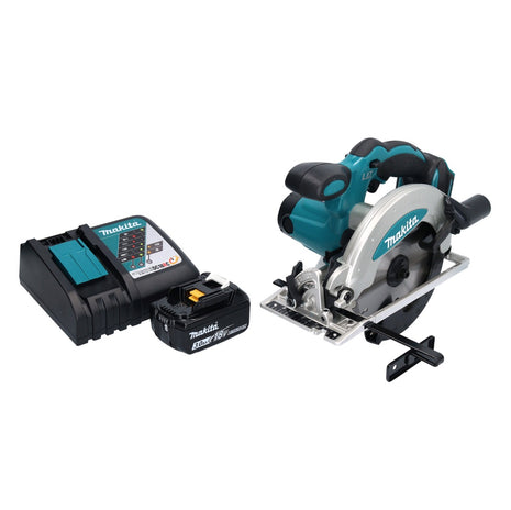 Sega circolare portatile a batteria Makita DSS 610 RF1 18 V 165 mm + 1x batteria 3,0 Ah + caricabatterie