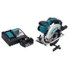 Makita DSS 610 RT1 Scie circulaire manuelle sans fil 18 V 165 mm + 1x batterie 5,0 Ah + chargeur